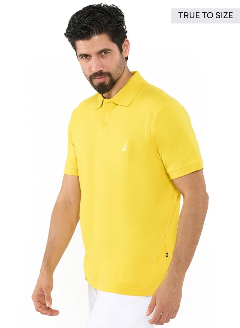 NAUTICA Essential Regular Fit Premium Cotton Logo Polo Shirt